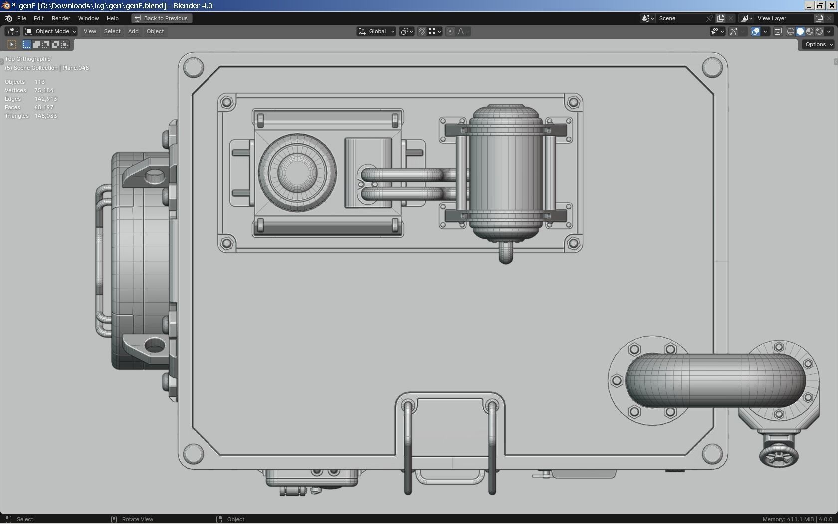 Sci-Fi Generator - Transformer 3D model_13