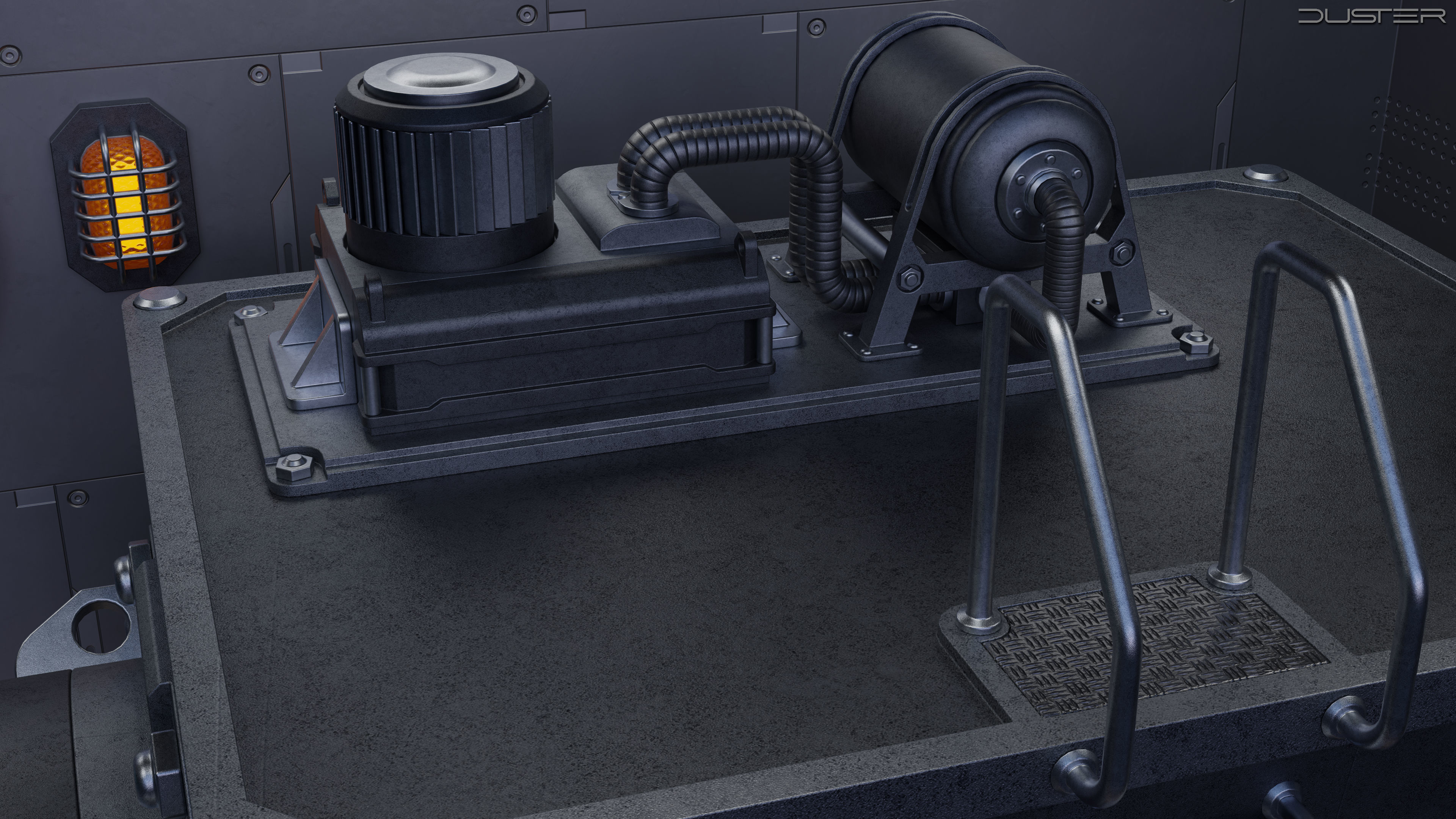 Sci-Fi Generator - Transformer 3D model_4