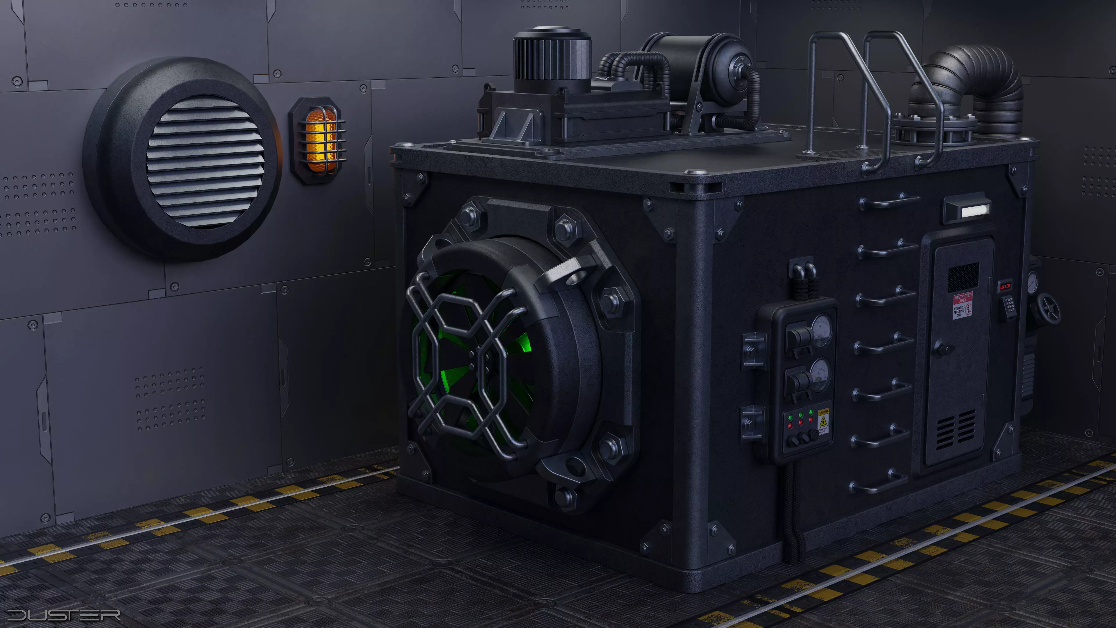 Sci-Fi Generator - Transformer 3D model_0