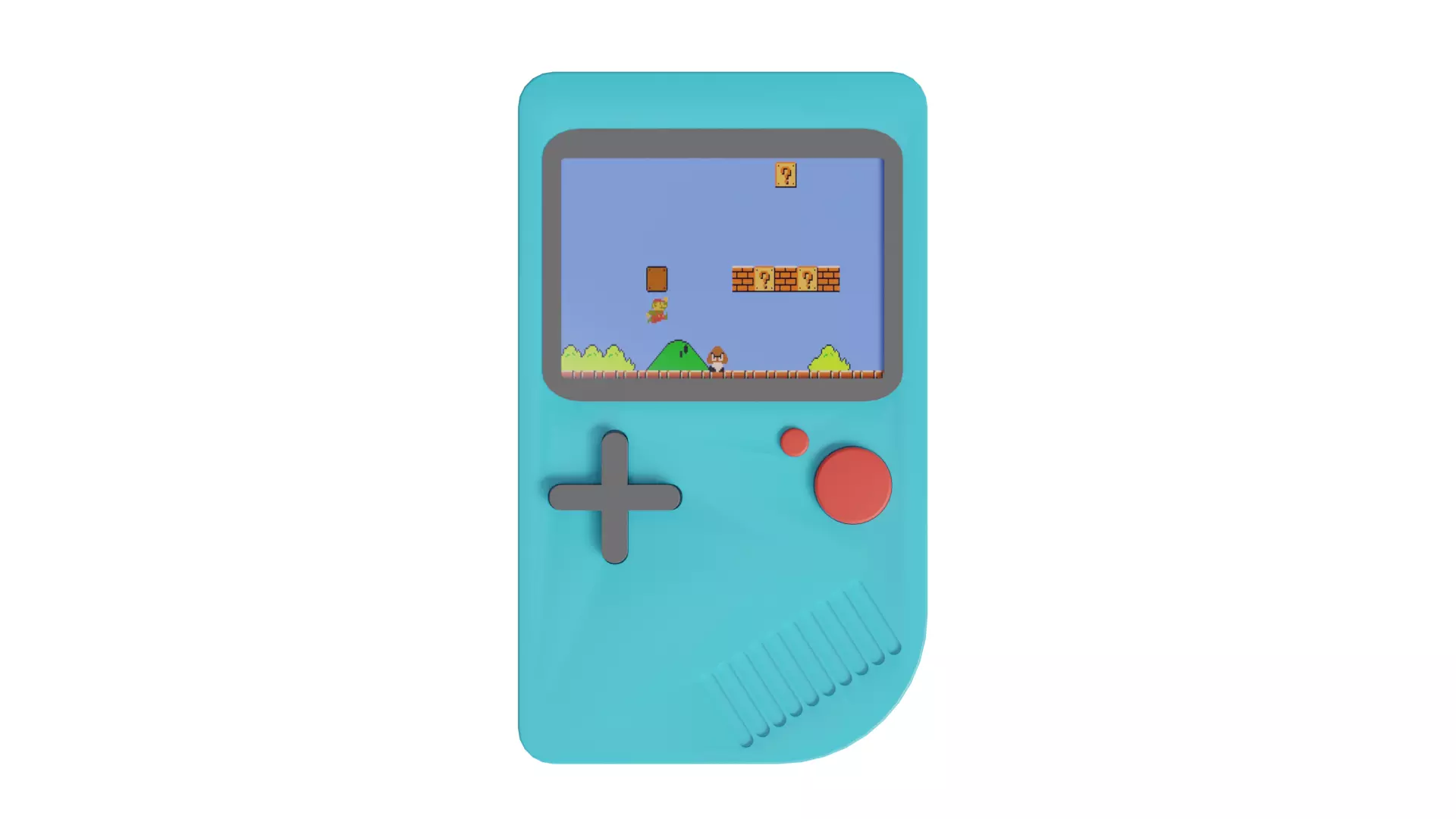 Low-poly Game Boy Free low-poly 3D model