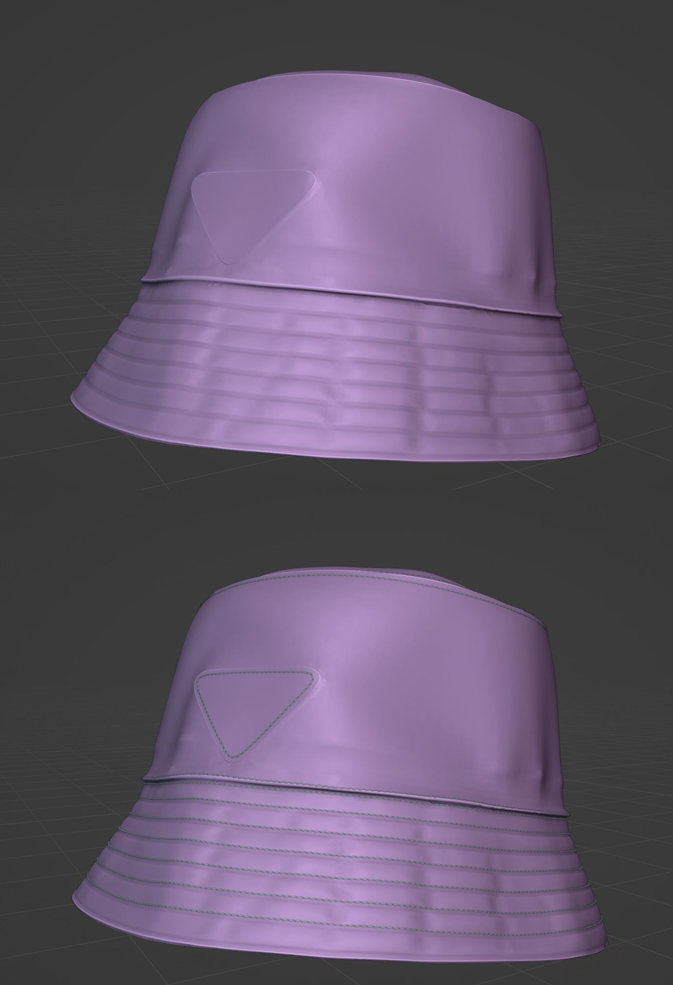 Bucket hat  3D model_15