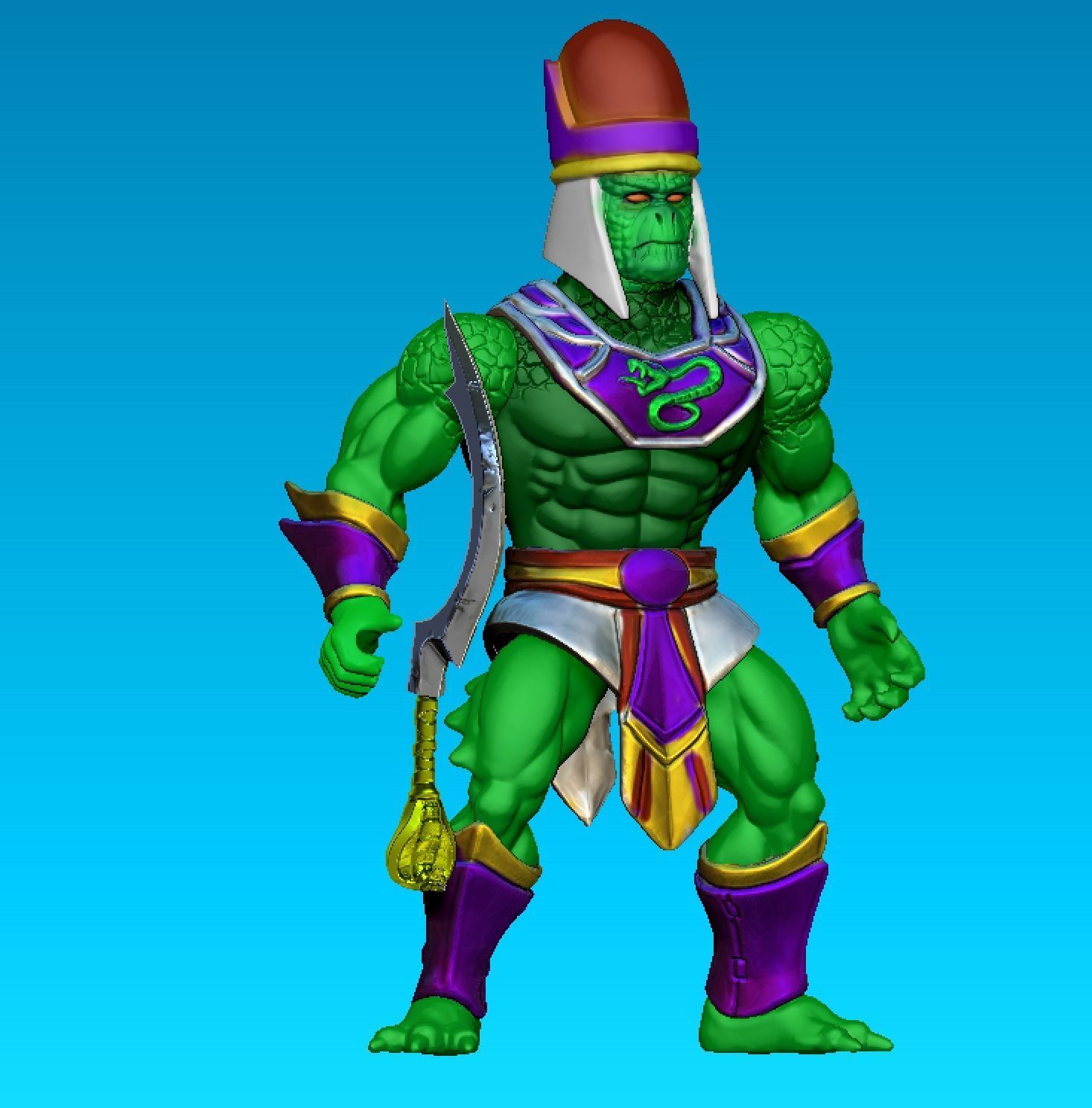 High Priest Pythonus 3D print model_1