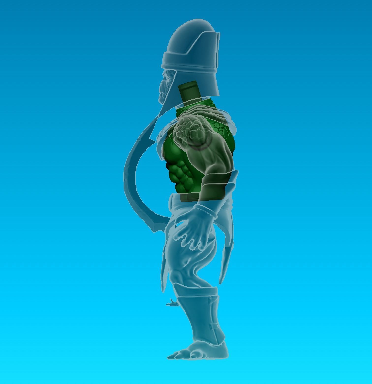 High Priest Pythonus 3D print model_5