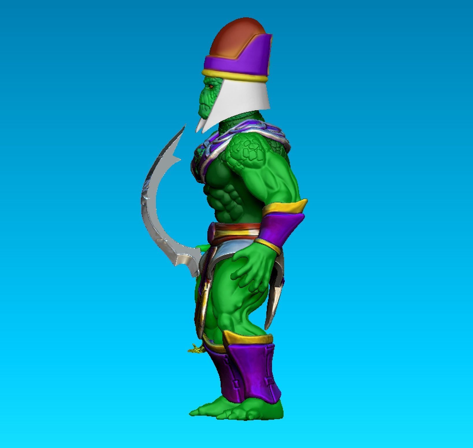 High Priest Pythonus 3D print model_2