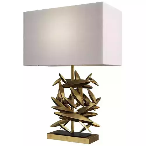 Golden Leaves Table Lamp Liang and Eimil Savana Low-poly 3D model