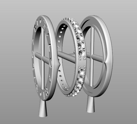 Ring ZERO1 3D print model_8