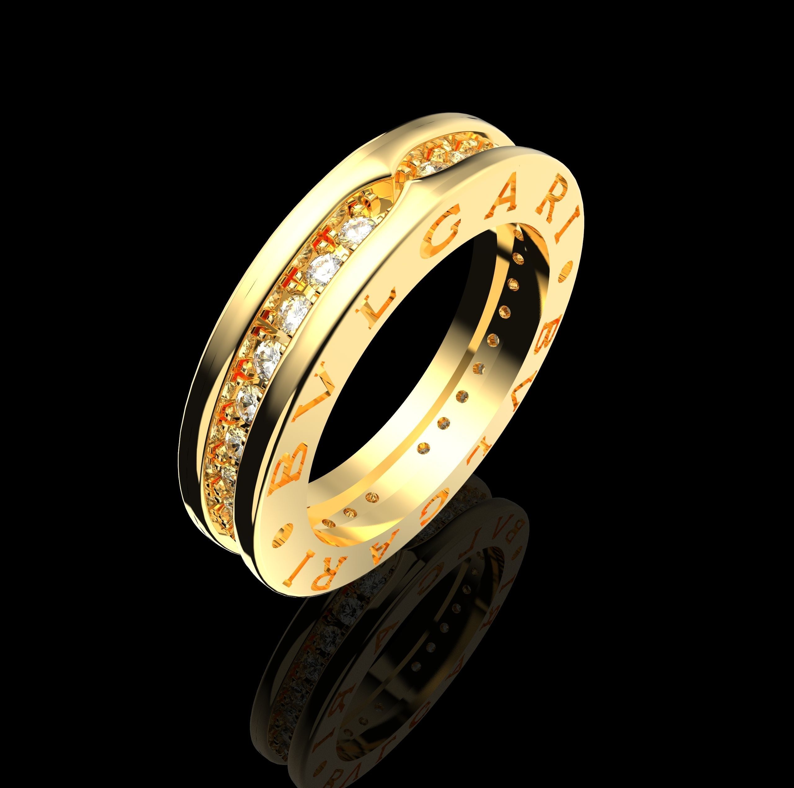 Ring ZERO1 3D print model_1