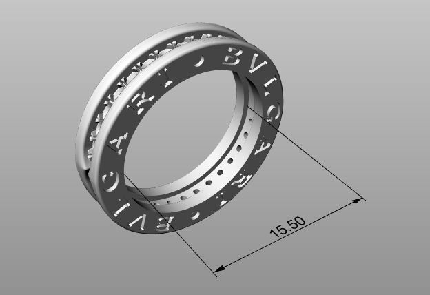 Ring ZERO1 3D print model_9