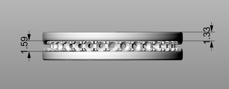 Ring ZERO1 3D print model_11