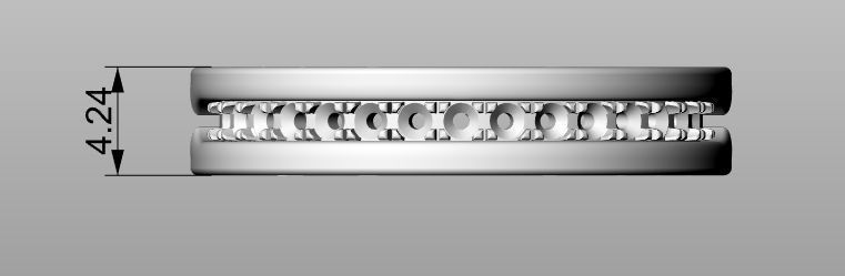 Ring ZERO1 3D print model_7