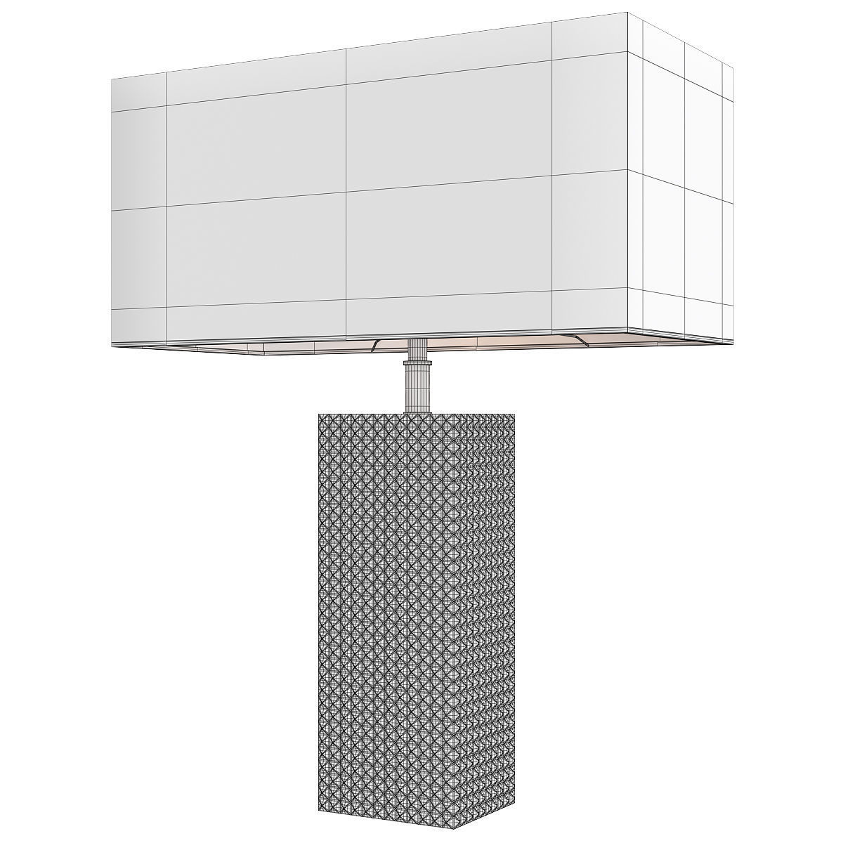 Gold Studded Metal Table Lamp Liang and Eimil Byron Low-poly 3D model_1