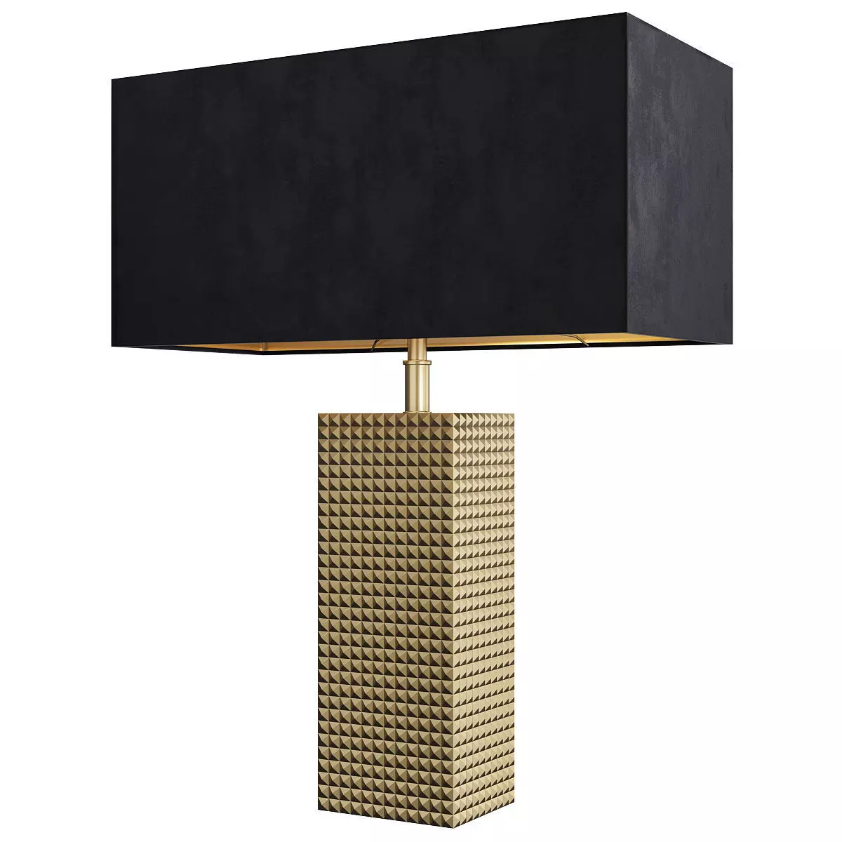 Gold Studded Metal Table Lamp Liang and Eimil Byron Low-poly 3D model_0