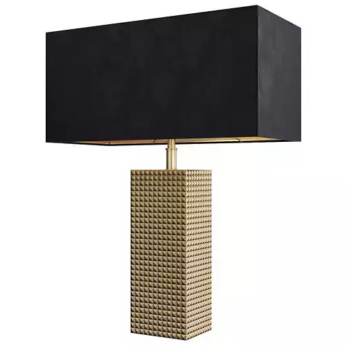Gold Studded Metal Table Lamp Liang and Eimil Byron