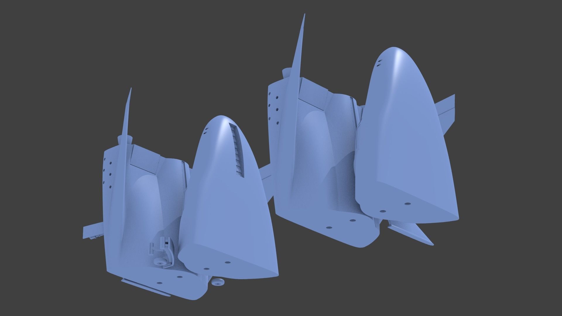 Dream Chaser Spaceplane lifting body 3D print model_8