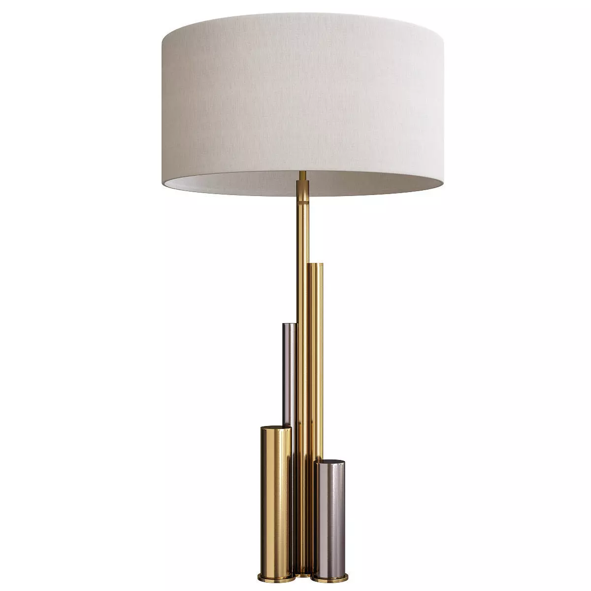 Brass and Bronze Metal Table Lamp Liang and Eimil Miami Low-poly 3D model_0
