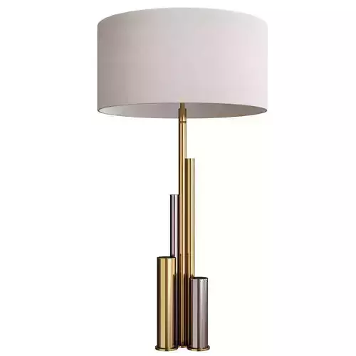 Brass and Bronze Metal Table Lamp Liang and Eimil Miami Low-poly 3D model