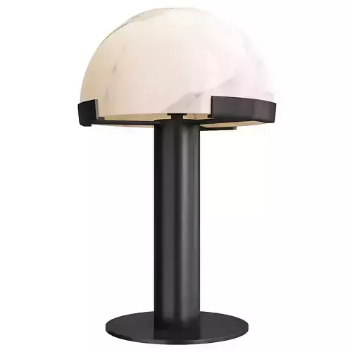Black White Dome Table Lamp Liang and Eimil Holmes Low-poly 3D model