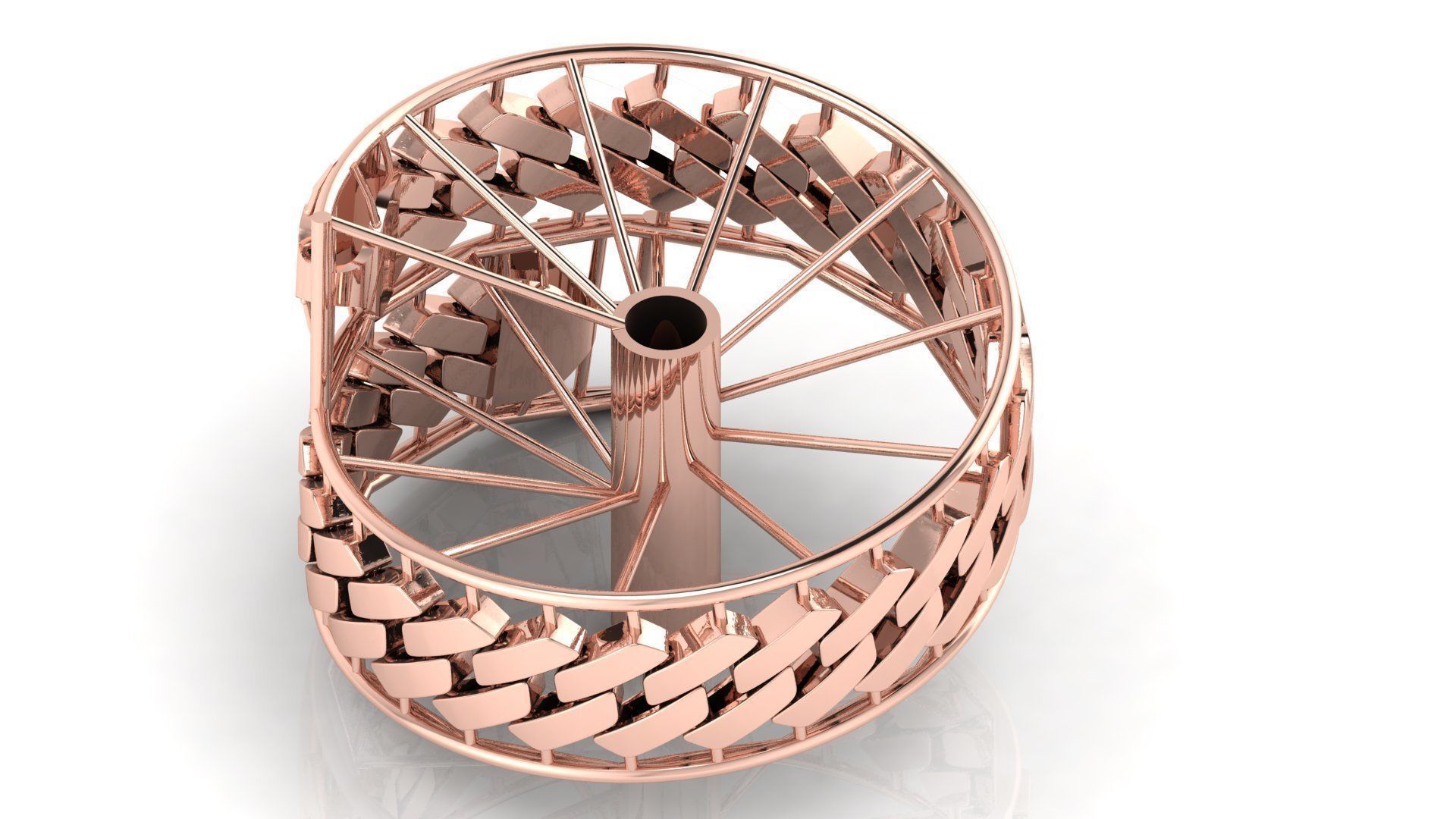 11 MM MIAMI NEW CUBAN LINK CHAIN BRACELET OR NECKLACE  3D print model_4