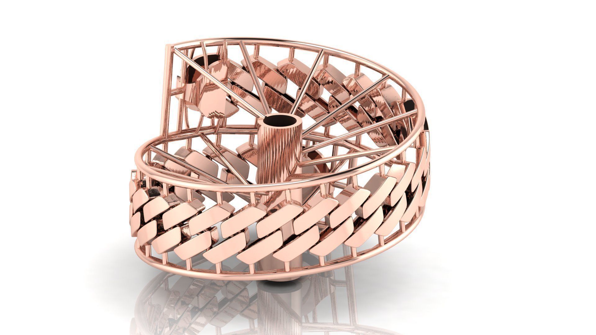 11 MM MIAMI NEW CUBAN LINK CHAIN BRACELET OR NECKLACE  3D print model_3