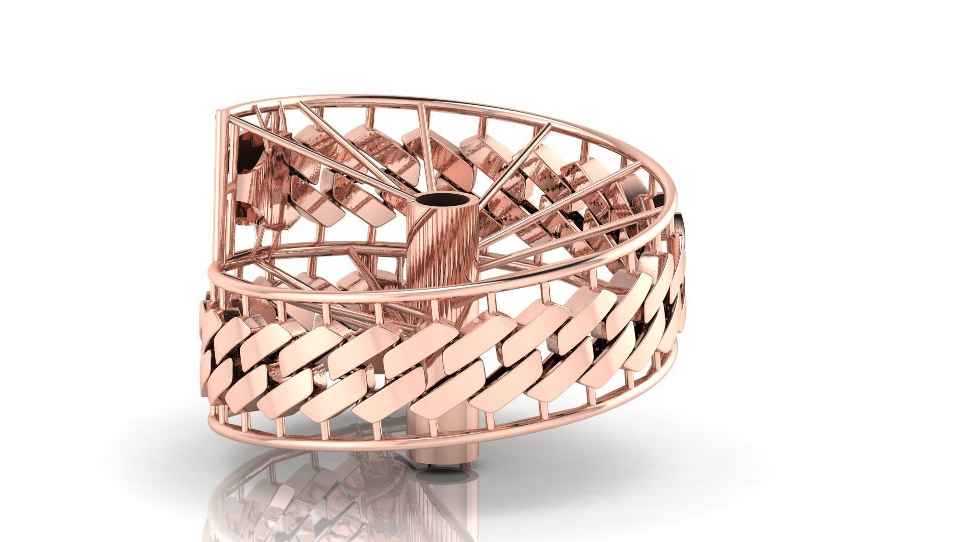 11 MM MIAMI NEW CUBAN LINK CHAIN BRACELET OR NECKLACE  3D print model_5