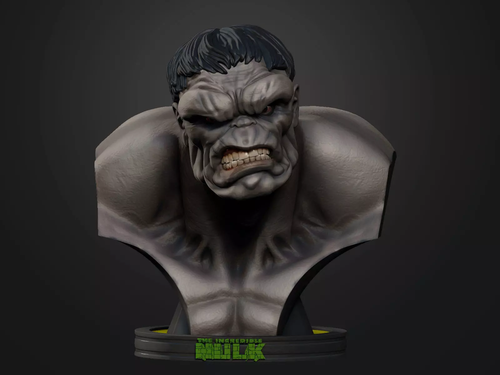 Busto Hulk 3D print model