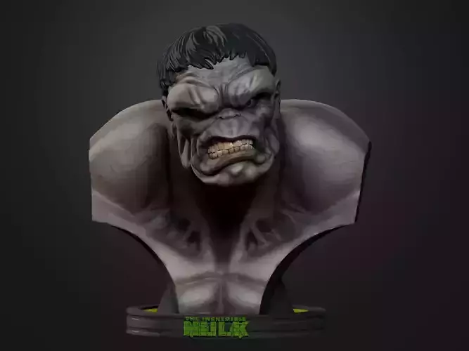 Busto Hulk 3D print model