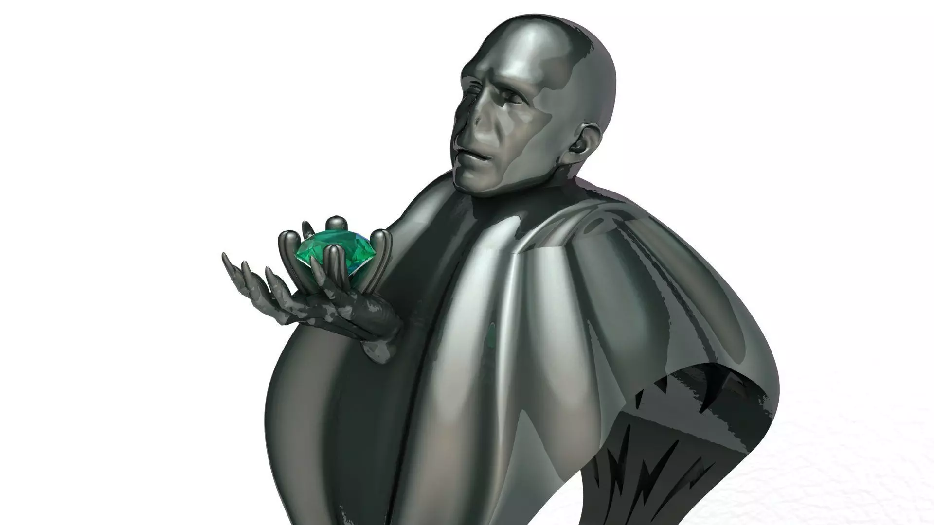 Voldemort Ring 3D print model_0