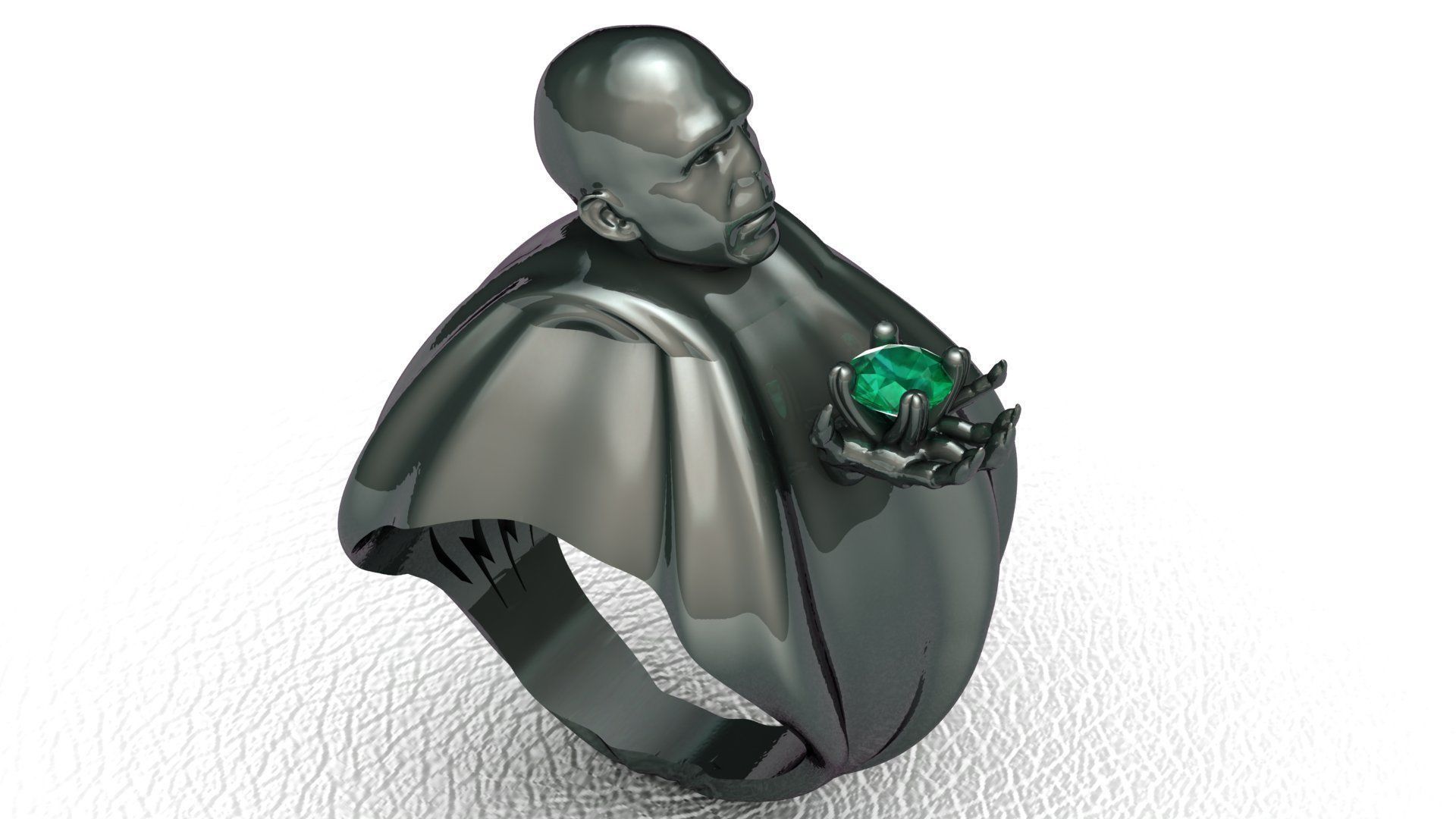 Voldemort Ring 3D print model_3
