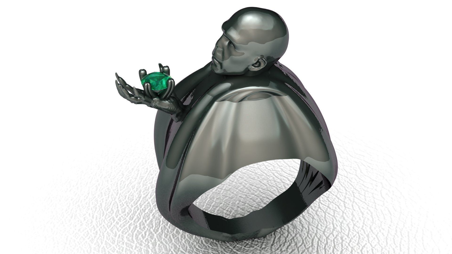 Voldemort Ring 3D print model_2