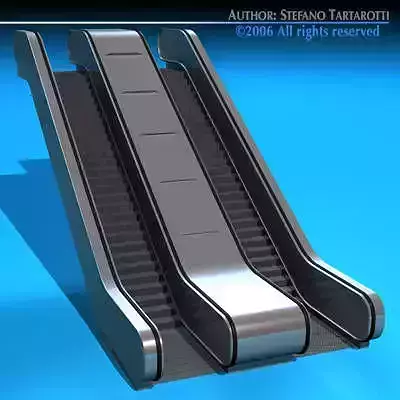 Escalators escalator 3D model