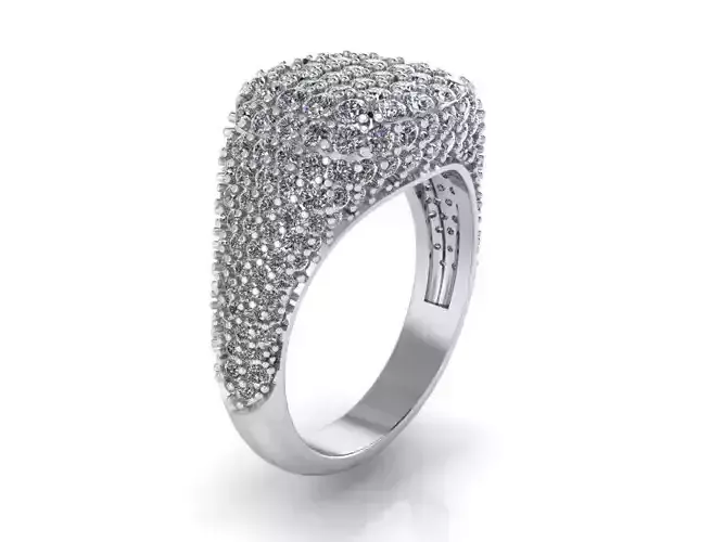 Diamond Wide Ring 2274