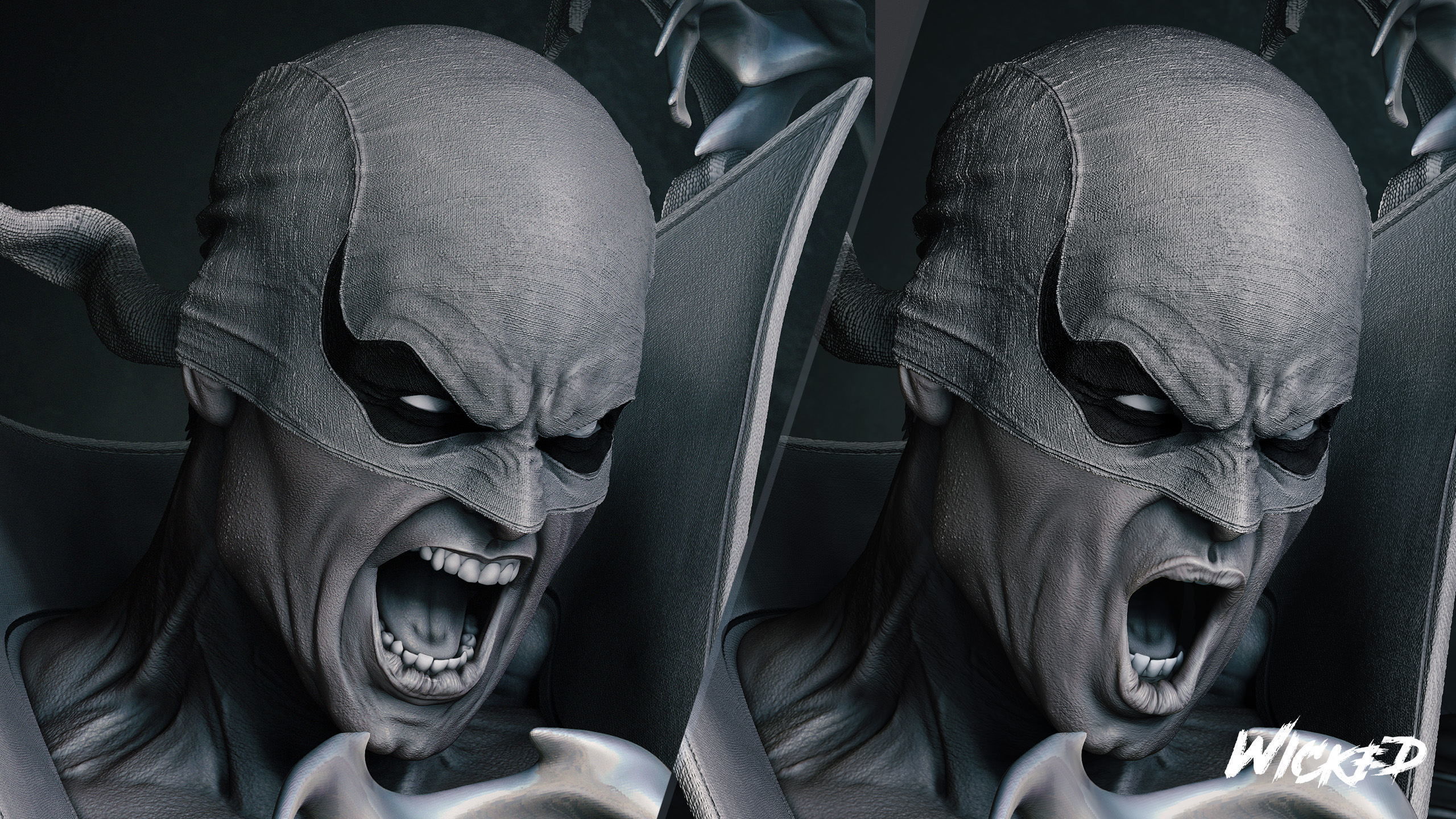 Wicked Marvel Iron First Sculpture Tested for 3D printing 3D print model_52