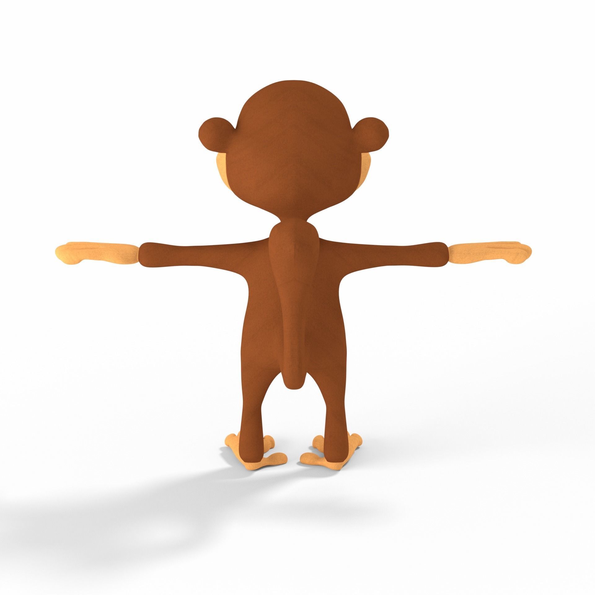 3D model Cartoon Monkey 3D Model VR / AR / low-poly | CGTrader