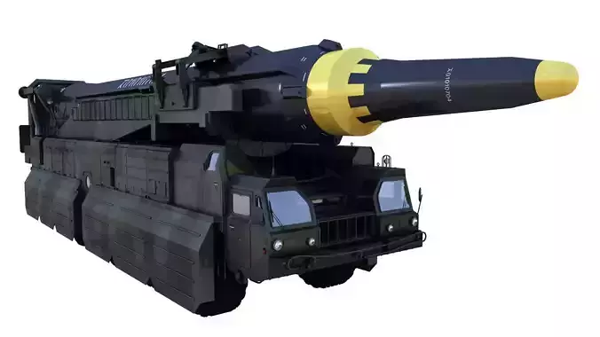 Hwaseong12 Missile launch vehicle 3D model