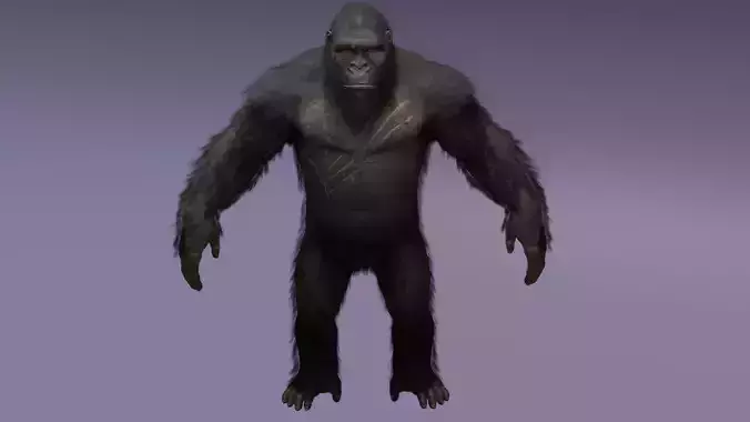 BigFoot 3D Model with Textures Big Foot  3D model