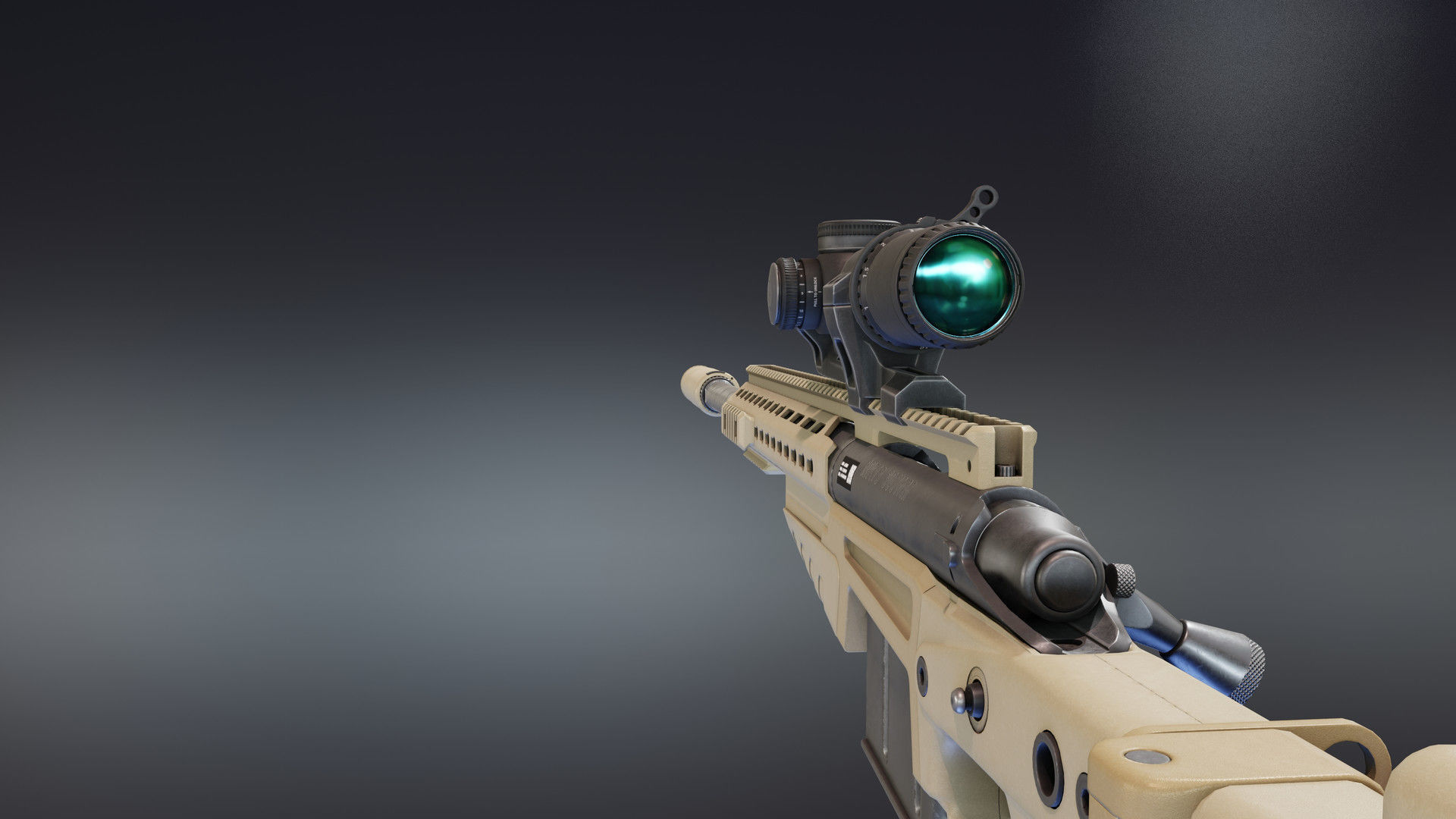 AICS MK13 Mod7 Low-poly 3D model_3