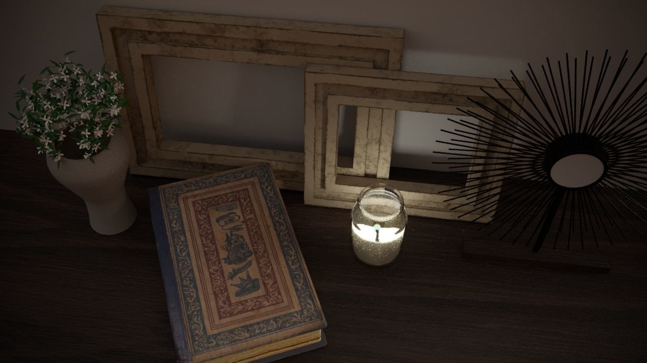 Vintage decorative frames 3D model_3