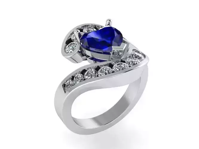 Heart Tension Ring 2284