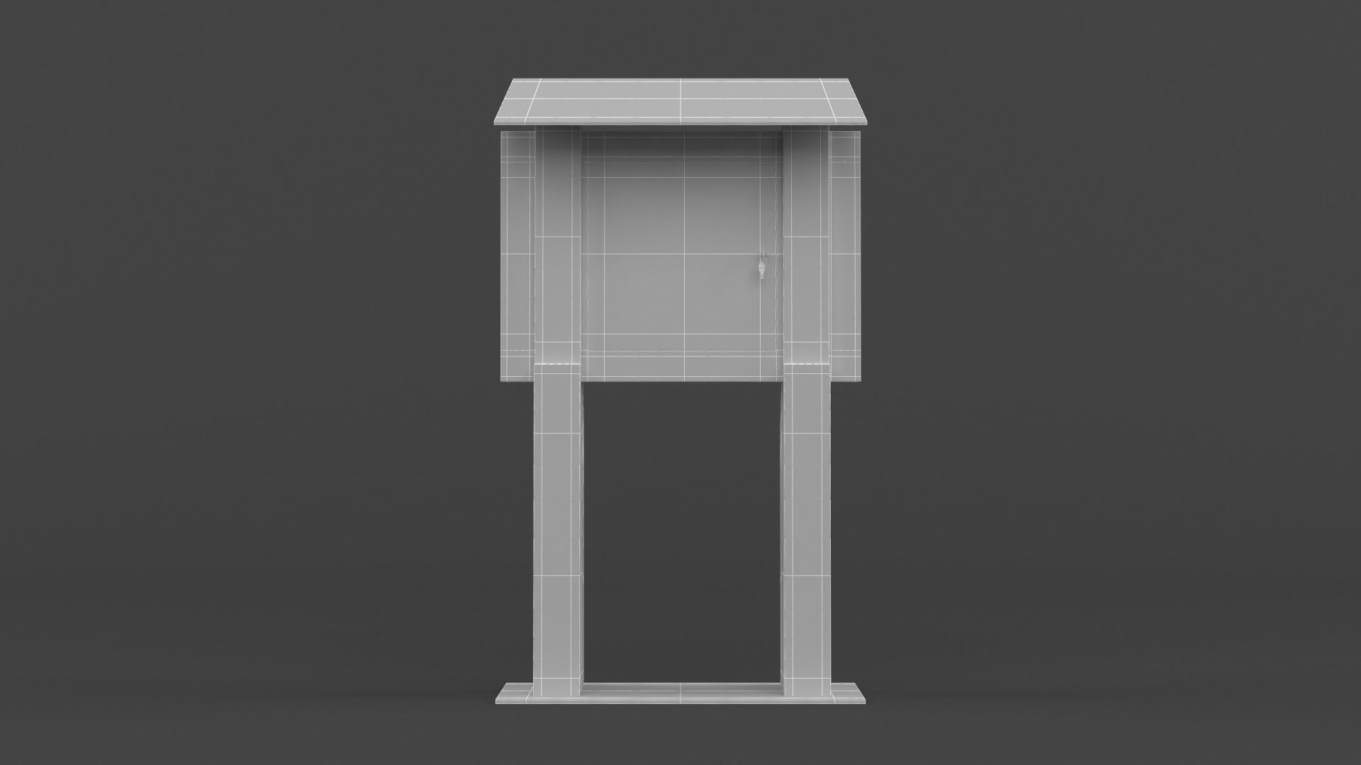 Electronic Kiosk 3D model_6