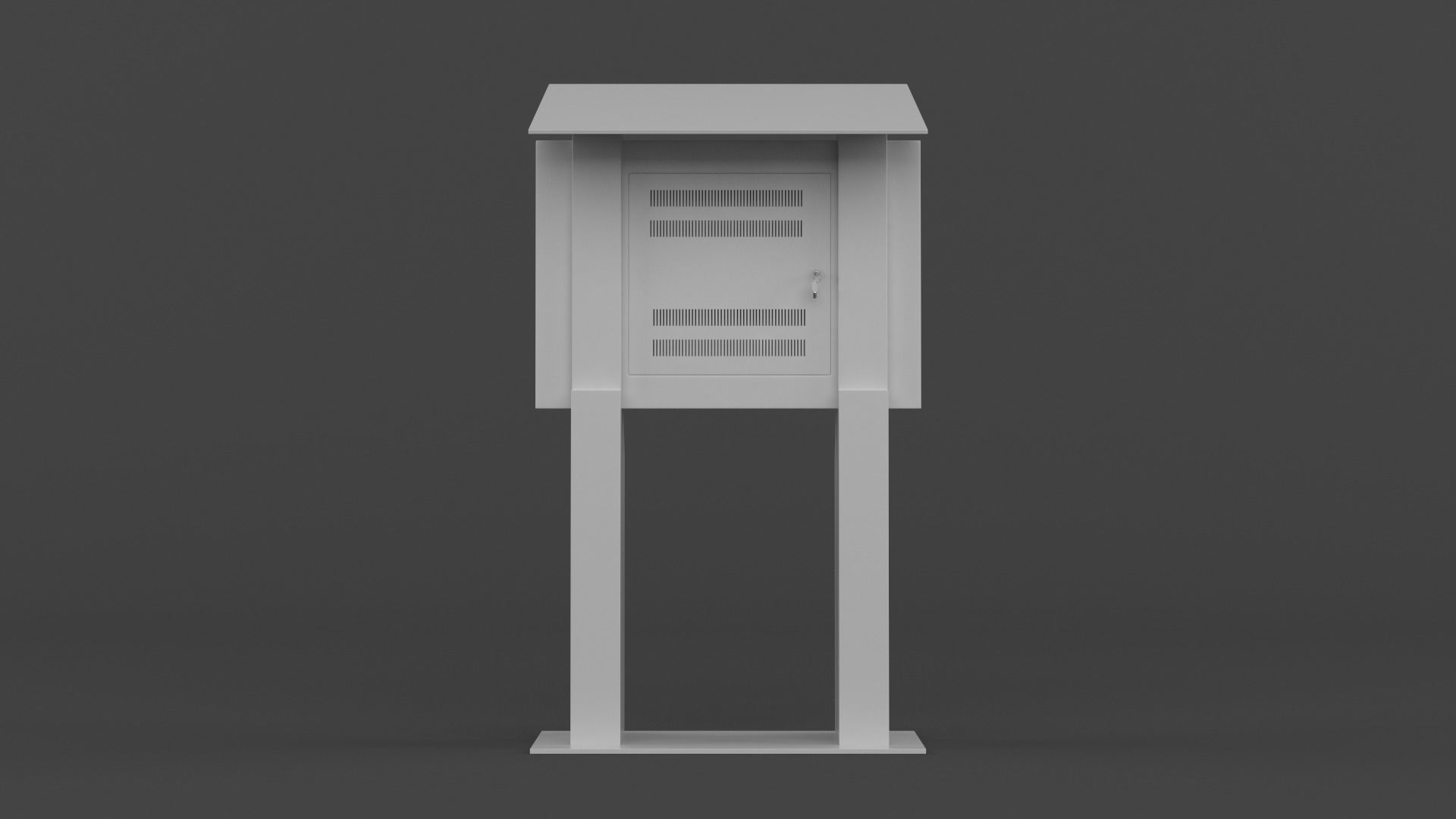 Electronic Kiosk 3D model_3