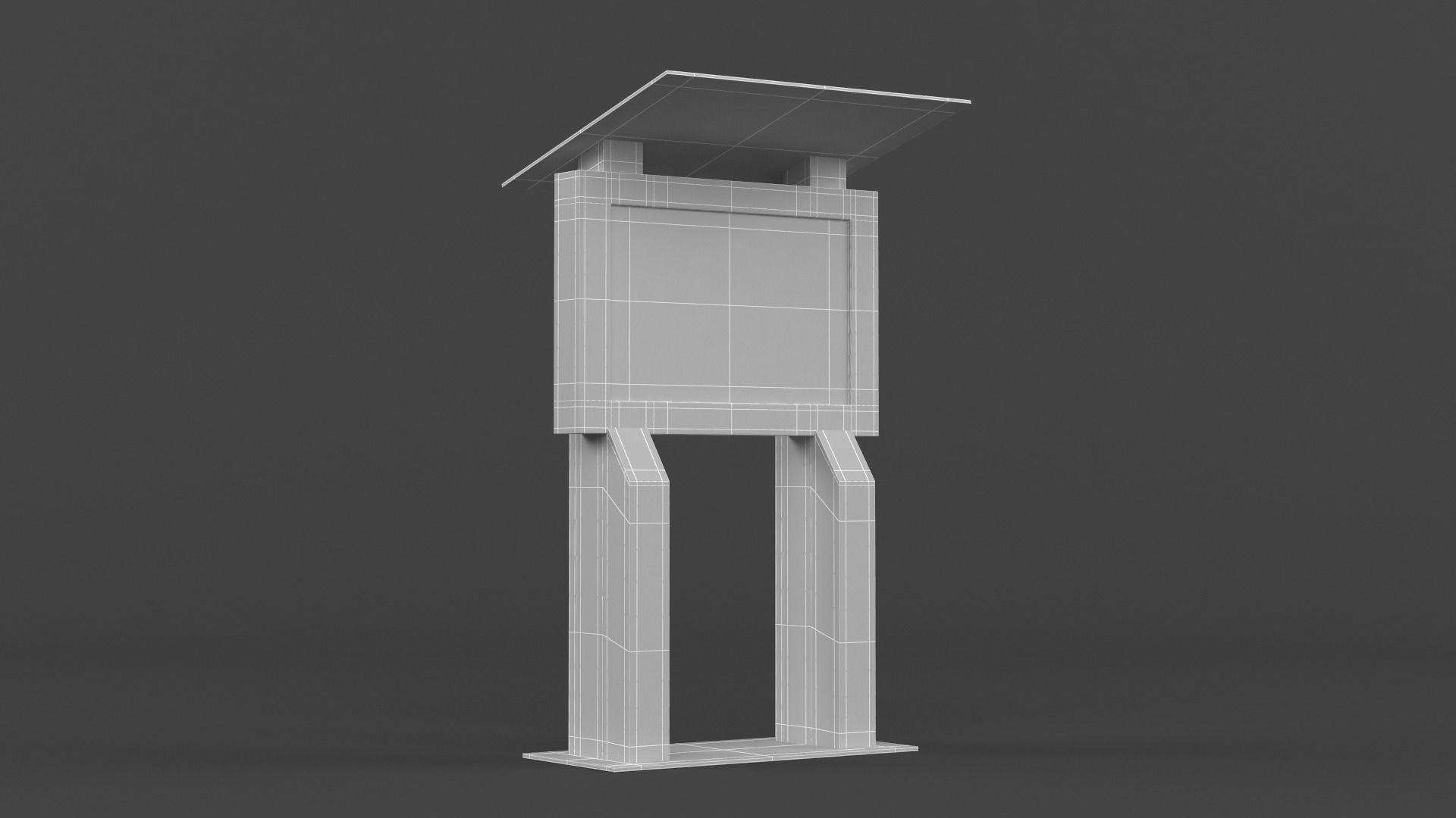 Electronic Kiosk 3D model_9