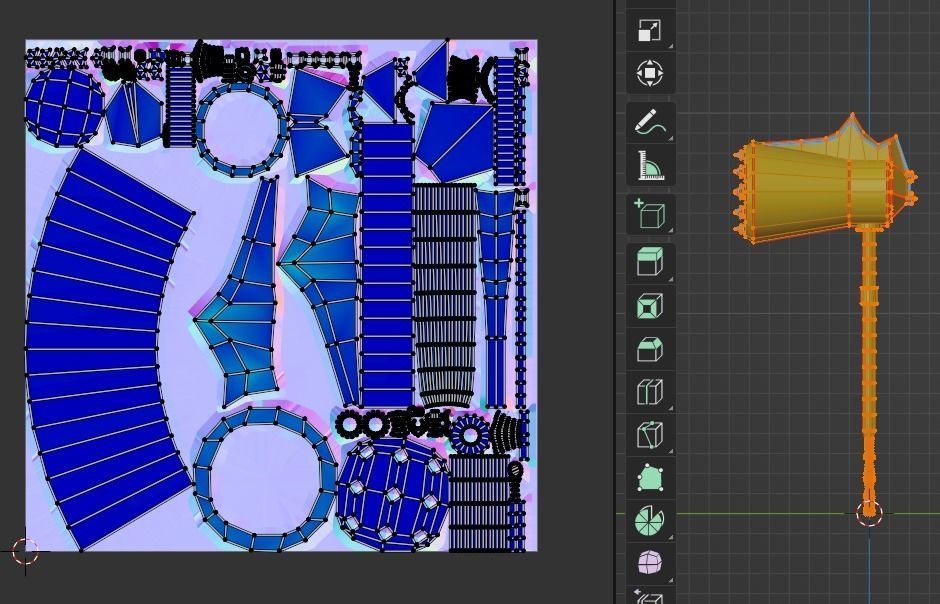 Evilish Mace Low-poly 3D model_19