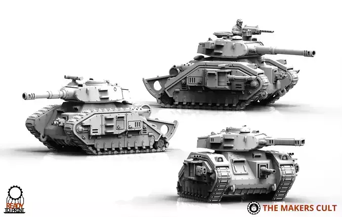 Universal Guard - Light Battle Tank 3D print model
