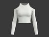  Cutout Yoga LS Top 3D model_1