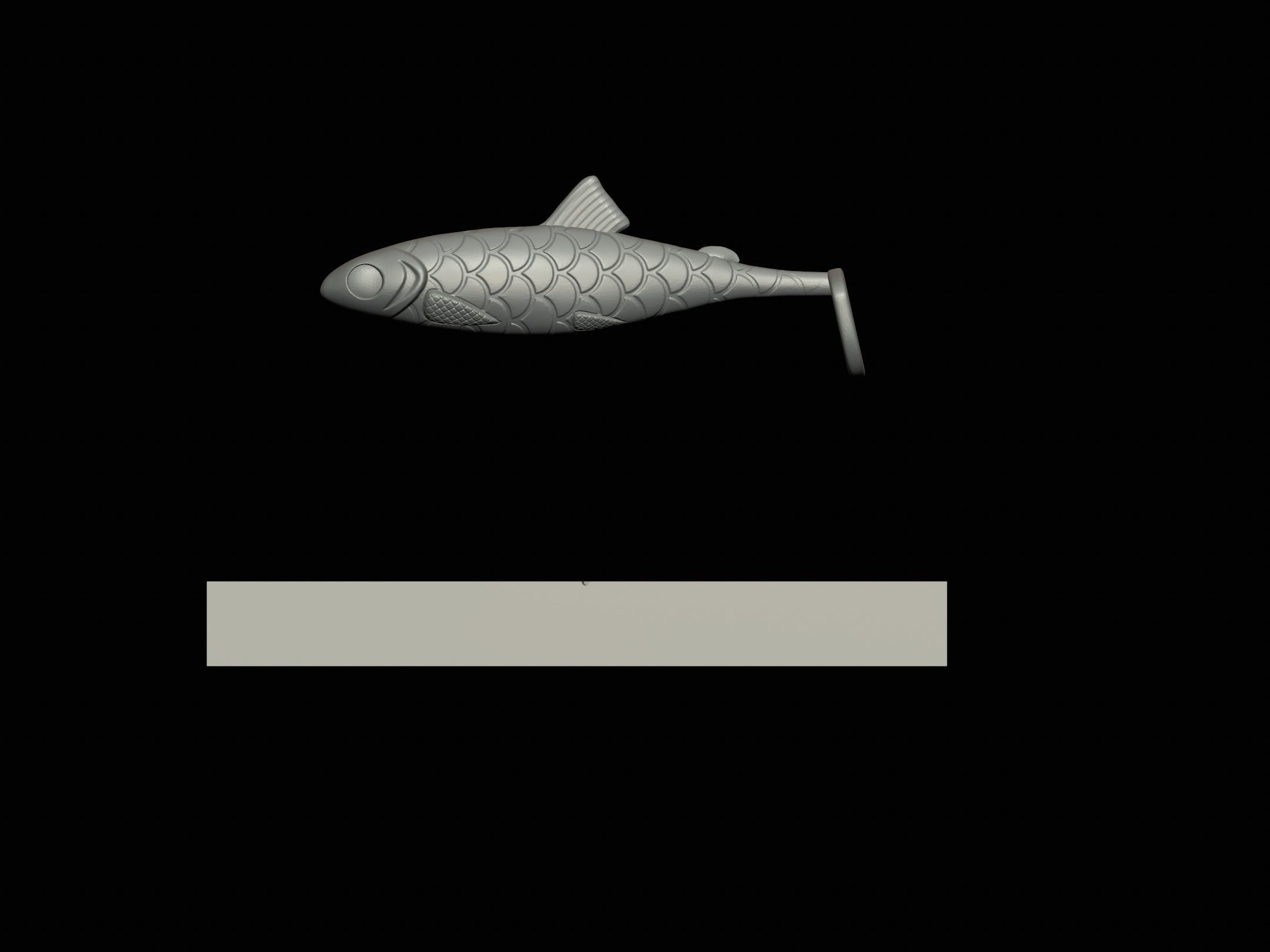 2x am bait fish 12cm 16 cm hoof form for predator fishing  3D print model_8