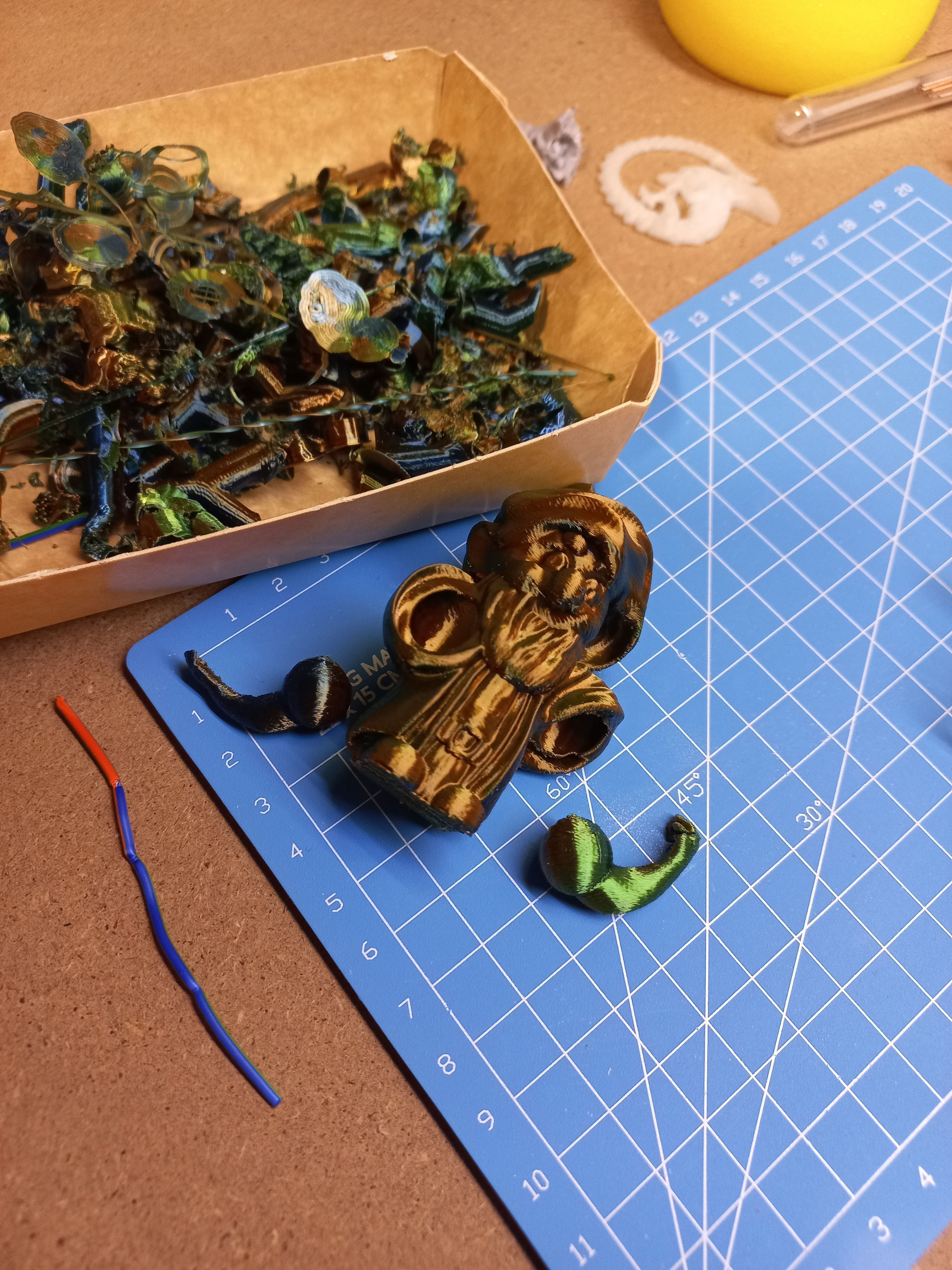 Italian dwarf articulated with hand gestures 3D print model_2