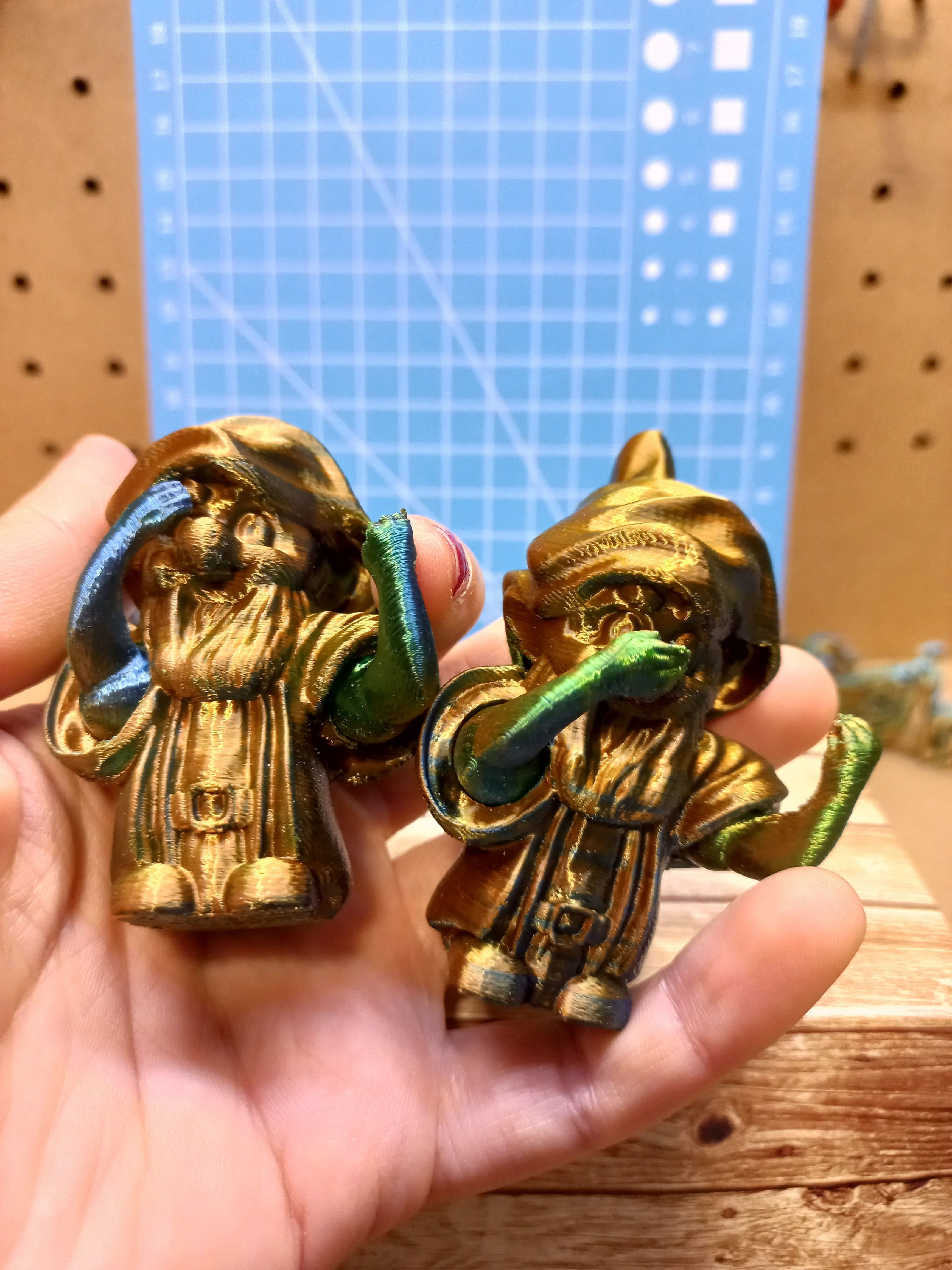 Italian dwarf articulated with hand gestures 3D print model_1