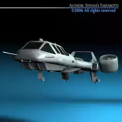 Sci-fi vstol vehicle
