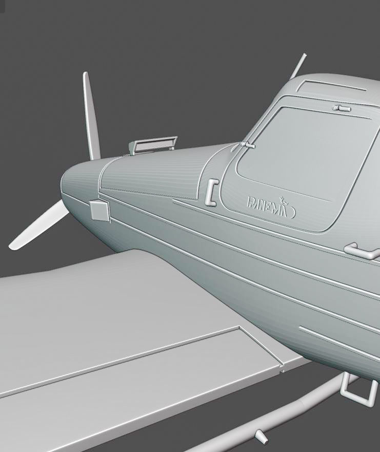 Embraer Ipanema 202 3D print model_5