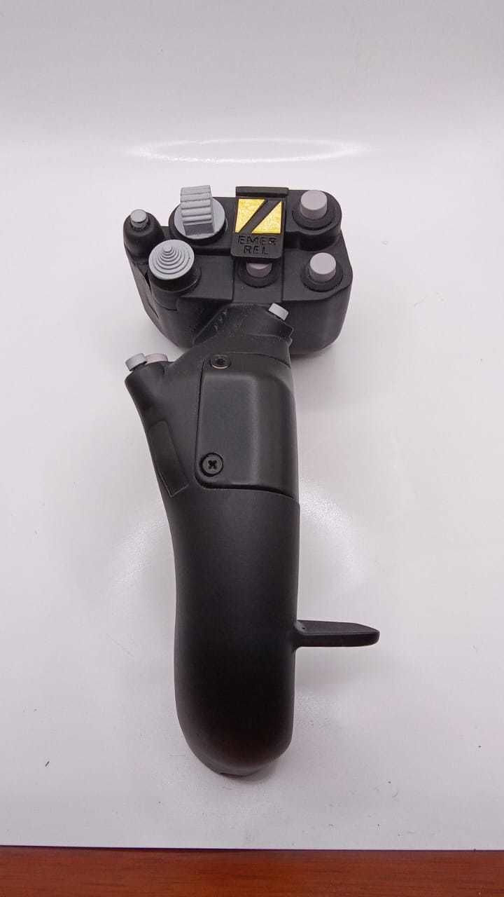 Mh-60R cyclic for flight sims with functional buttons 3D print model_2